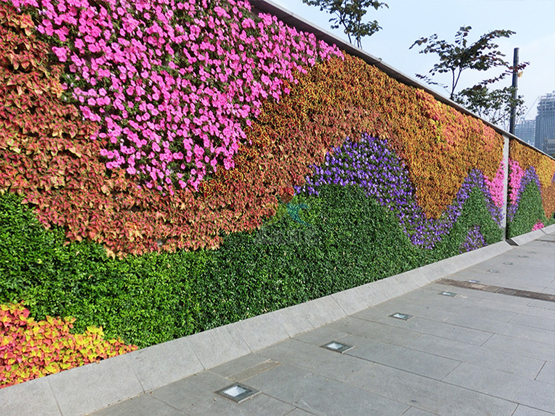 PVC道路花箱——你不來我不老